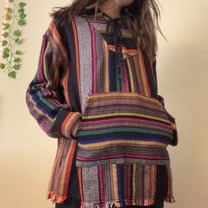 multicolored “drug rug”